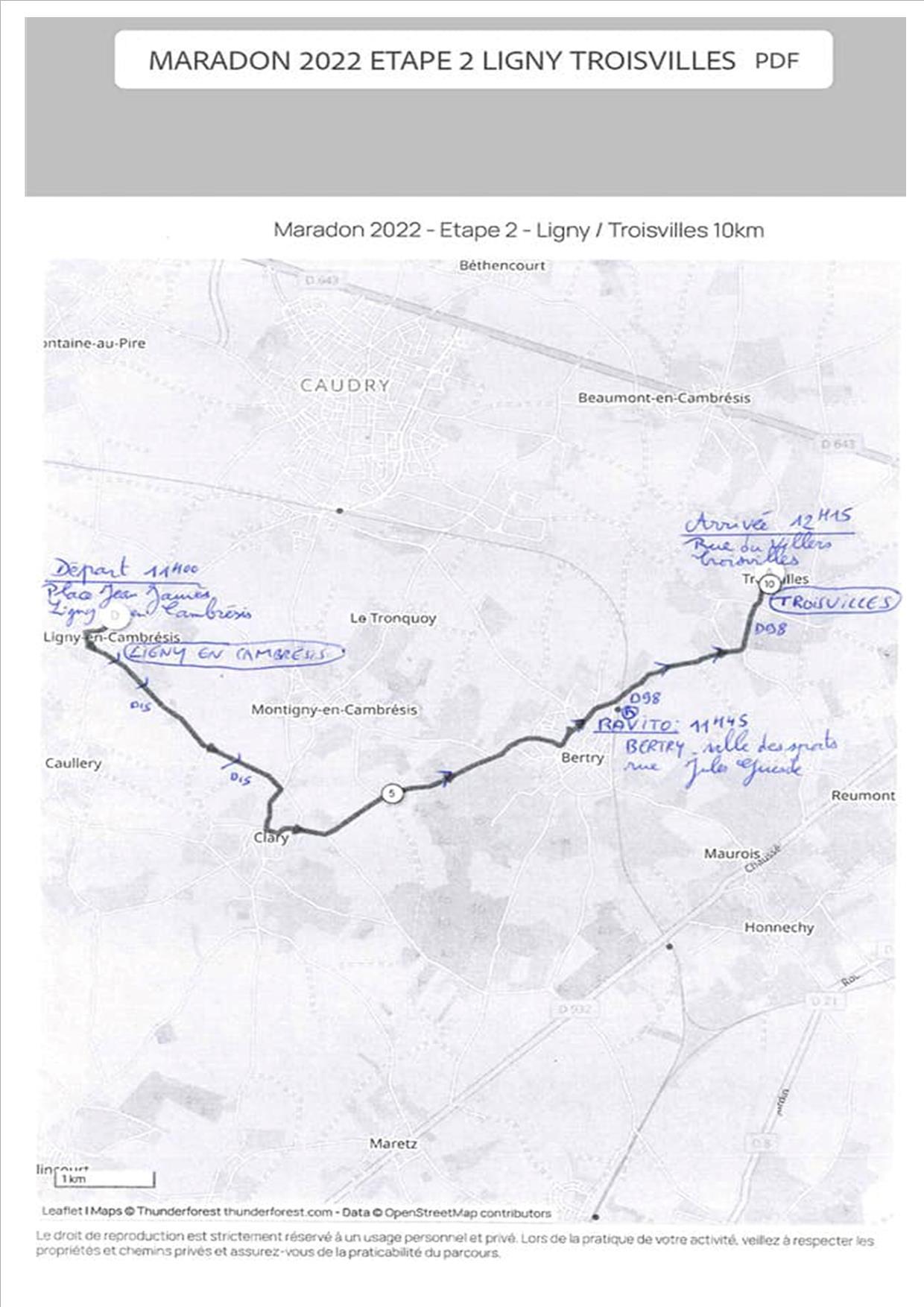 Maradon 2022 parcours n 2